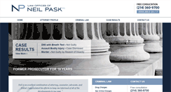 Desktop Screenshot of paskcriminaldefense.com